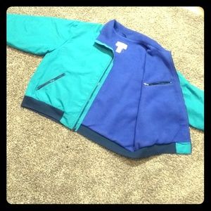 LL BEAN CHARLOTTE HORNETS COLORWAY VINTAGE JACKET